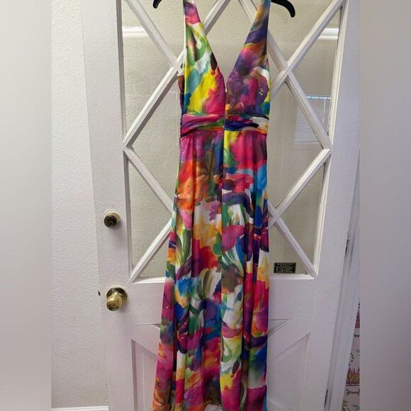 Liv Foster 
Floral Tie Dye Gown - Picture 5 of 9
